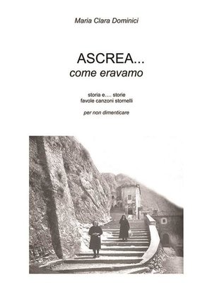 cover image of Ascrea.. come eravamo